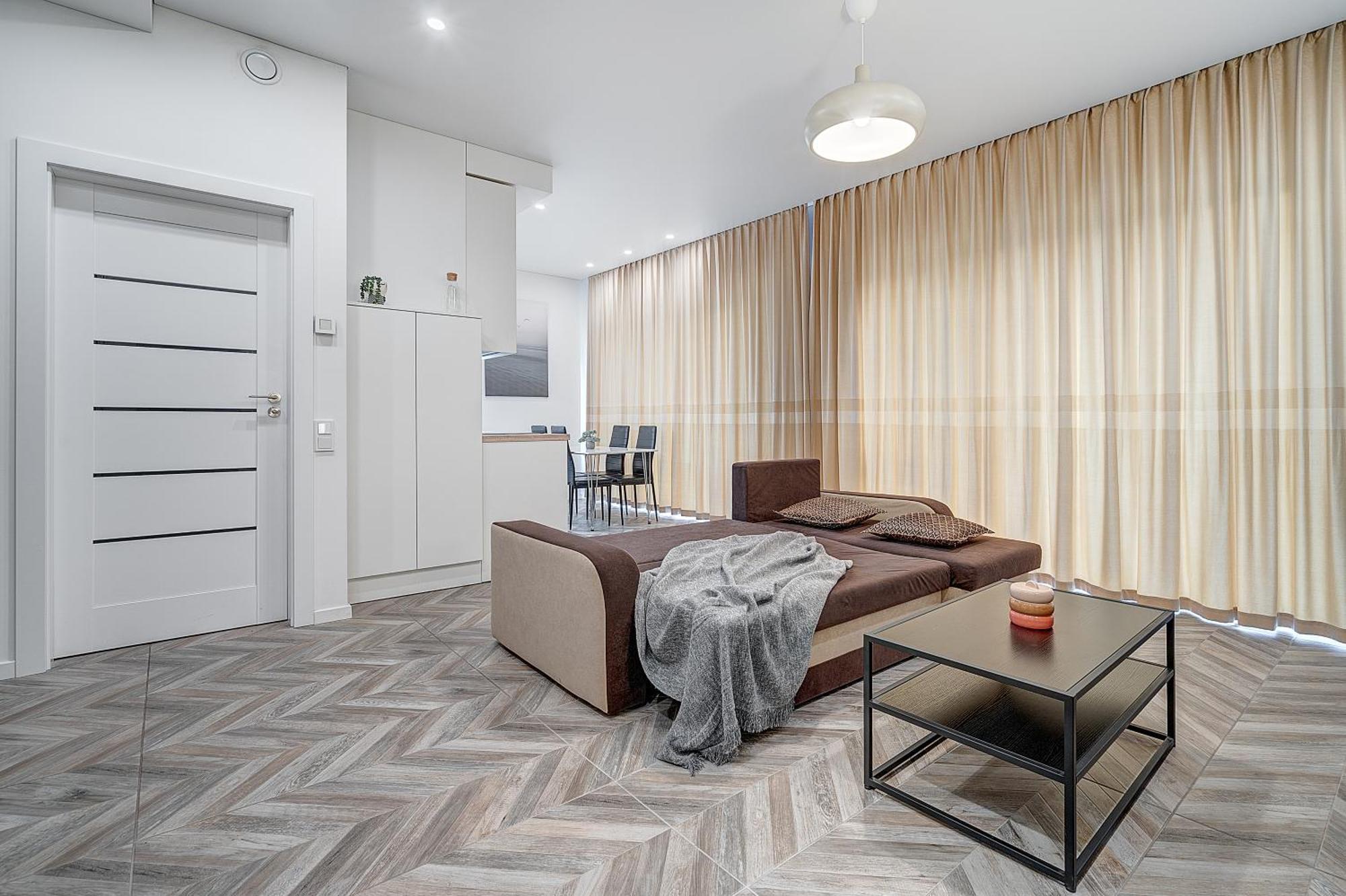 Cohost I New Basteja Life Apartments W-Garage Prkg & Self Check-In Аеропорт Вільнюс Номер фото