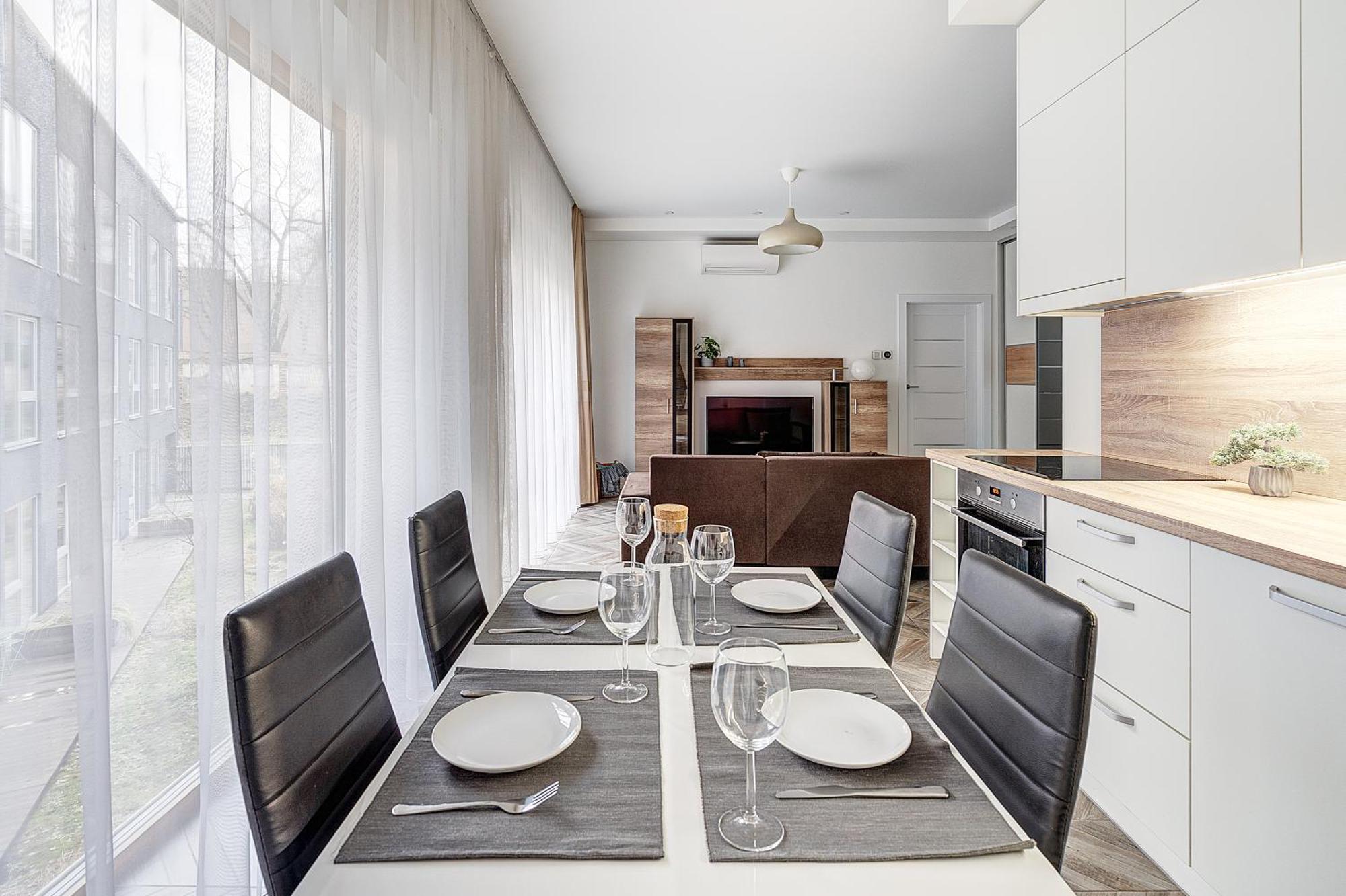 Cohost I New Basteja Life Apartments W-Garage Prkg & Self Check-In Аеропорт Вільнюс Номер фото