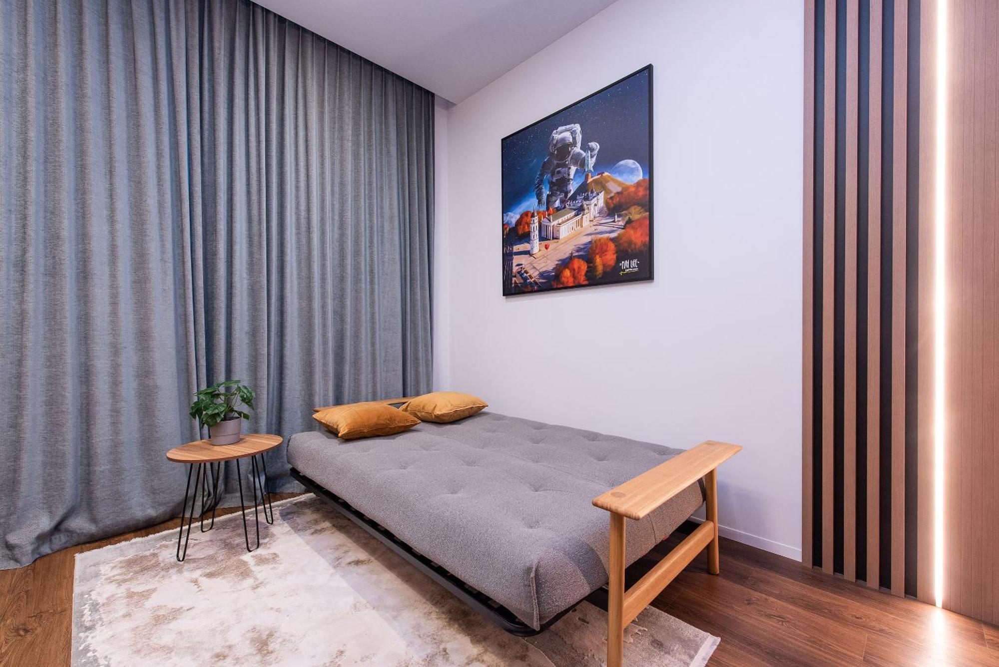 Cohost I New Basteja Life Apartments W-Garage Prkg & Self Check-In Аеропорт Вільнюс Номер фото